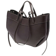 Elie Beaumont Origami Tote Bag - Dark Chocolate Brown