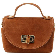 Elie Beaumont Suede Mini Bambou Bag - Tan