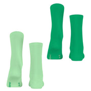 Esprit Basic Tennis 2 Pack Socks - Green