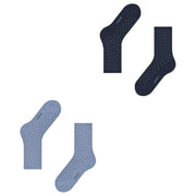 Esprit Fine Dot 2 Pack Socks - Blue