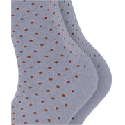 Esprit Fine Dot 2 Pack Socks - Blue Fog