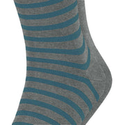 Esprit Fine Stripe 2 Pack Socks - Marengo Grey