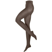 Esprit Plain Tights - Chocolate Brown