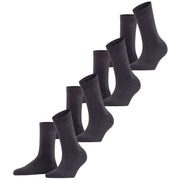 Esprit Solid 4 Pack Socks - Anthracite Mel Grey