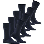 Esprit Solid 4 Pack Socks - Marine Navy