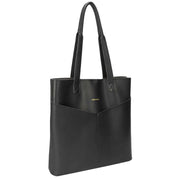 Every Other V Twin Pocket Tote Bag - Black