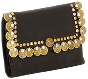 Campomaggi Felloniche Stud Coin Purse - Brown