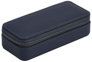 Stackers Zipped Medium Travel Jewellery Box - Navy Blue