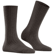 Falke Cosy Wool Boot Socks - Dark Brown