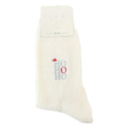 Falke Cosy Wool Ho Ho Ho Socks - Off-White