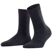 Falke Cosy Wool Socks - Anthracite Mel Grey