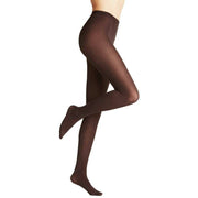 Falke Cotton Touch Tights - Cigar Brown