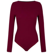 Falke Daily Bateau Brief Bodysuit - Chianti Red