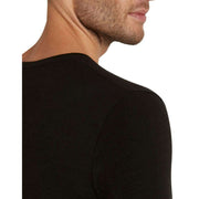 Falke Daily ClimaWool V-Neck T-Shirt - Black