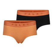 Falke Daily Comfort 2-Pack Hipster Brief - Black/Orange