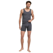 Falke Daily Comfort 2-Pack Long Leg Boxer - Dark Grey Heather