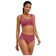 Falke Daily Comfort Print 2-Pack Bustier Bralette - Red