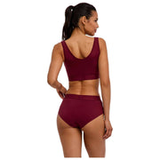 Falke Daily Comfort Print 2-Pack Bustier Bralette - Red