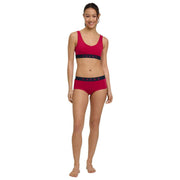 Falke Daily Comfort Print 2-Pack Bustier Bralette - Red/Black