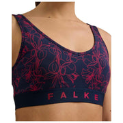 Falke Daily Comfort Print 2-Pack Bustier Bralette - Red/Black