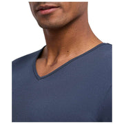 Falke Daily Seamless V-Neck T-Shirt - Carbon Grey