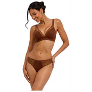 Falke Delicate Touch High Apex Bra - Deer Brown