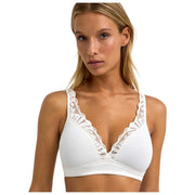 Falke Delicate Touch High Apex Bra - Ivory
