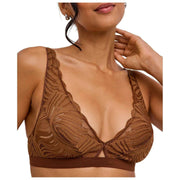 Falke Delicate Touch Triangle Bralette - Deer Brown
