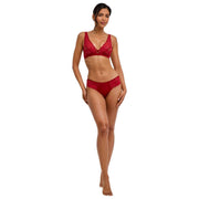 Falke Delicate Touch Triangle Bralette - Ventimiglia Red