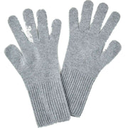 Falke Fine Knitted Pure Cashmere Gloves - Light Grey