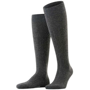 Falke Lhasa Rib Knee High Socks - Anthra Mel Grey