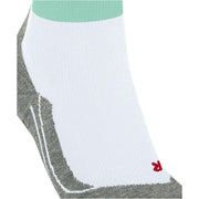 Falke RU Compression Stabilizing Running Socks - White/Teal