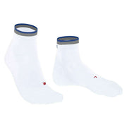 Falke RU4 Endurance Reflect Running Short Socks - White/Blue