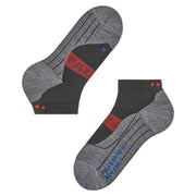 Falke RU4 Endurance Running Cool Short Socks - Black