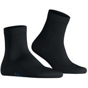 Falke Run Rib Short Socks - Black