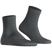 Falke Run Rib Short Socks - Dark Grey