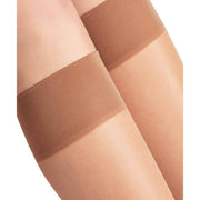 Falke Seidenglatt 15 Denier Knee High Socks - Sun Beige