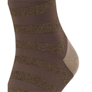 Falke Sensitive Mapped Line Socks - Sesame brown