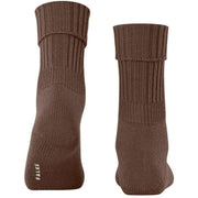 Falke Striggings Rib Boot Socks - Cinnamon Brown