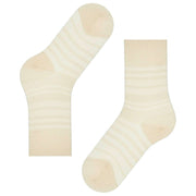 Falke Sunset Stripe Socks - Creme Beige