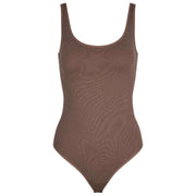 Falke Timeless Cotton Tank Brief Bodysuit - Milkshake Brown