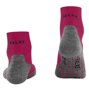 Falke TK5 Hiking Trekking Short Socks - Red