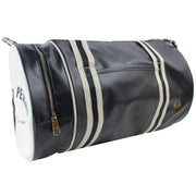 Fred Perry Classic Barrel Bag - Navy/Ecru Cream