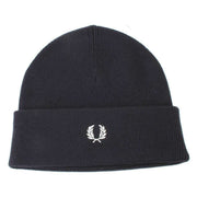 Fred Perry Classic Beanie - Navy/Snow White