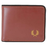 Fred Perry Coated Billfold Wallet - Whiskey Brown