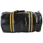 Fred Perry Tipped Classic Barrel Bag - Black/Gold