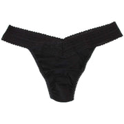 Hanky Panky Dream 2 Pack Original Rise Thong - Black/Chai Beige