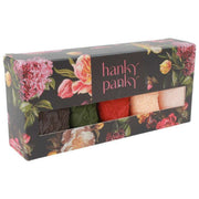 Hanky Panky Signature Lace 5 Pack Low Rise Thongs - Granite/Woodland/Clay Ole/Dark Pomegranate/Vanilla