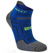 Hilly Twin Skin Socklets - Cobalt Blue/Grey Marl