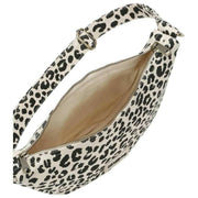 Hindbag Andrea Half Moon Bag - Leopard Off White